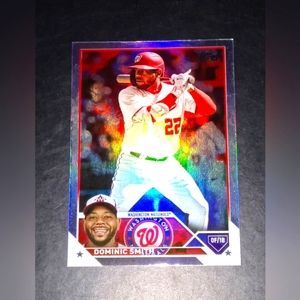 Dominic Smith Rainbow Foil Topps 2023 Update Series #US130